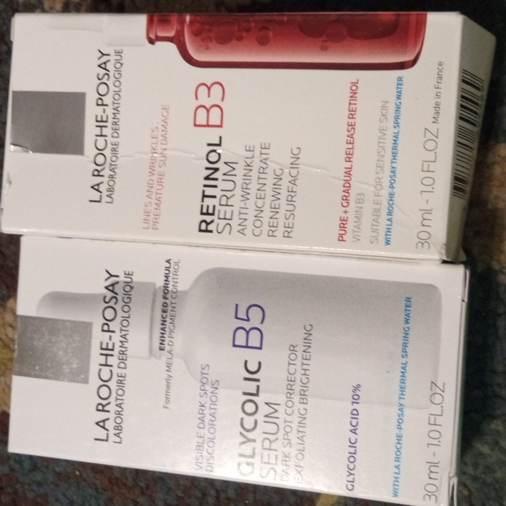 COPY - La roches posay new retinol B3 serum and glycolic b